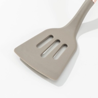 Лопатка с прорезями Доляна &laquo;Лакруа&raquo;, 33,5 см, цвет серый/коричневый