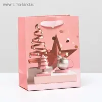 Пакет ламинированный &laquo;Новогодние фигуры&raquo;, 11.5&times;14.5&times;6 см