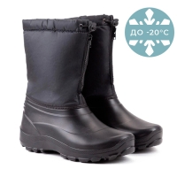 Сноубутсы подростковые, цвет чёрный, размер 36-37