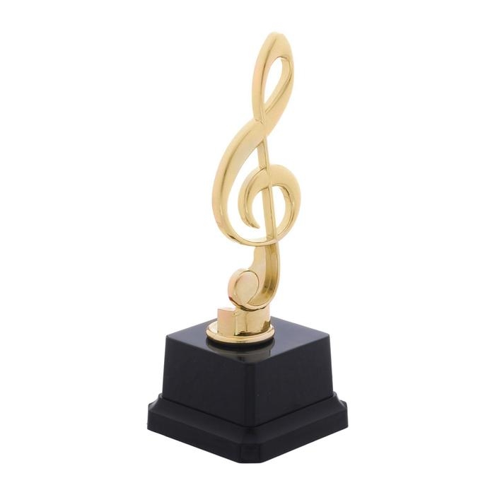 Наградная фигура &laquo;Нота&raquo;, подставка пластик черная, 16,5 х 6,5 х 4 см.