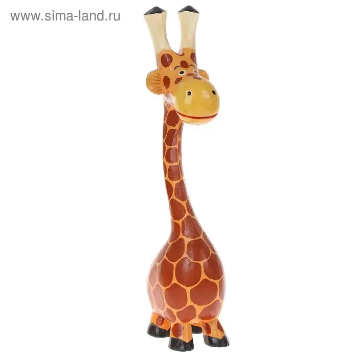 Сувенир дерево "Жираф-толстячок" 50х16х10 см