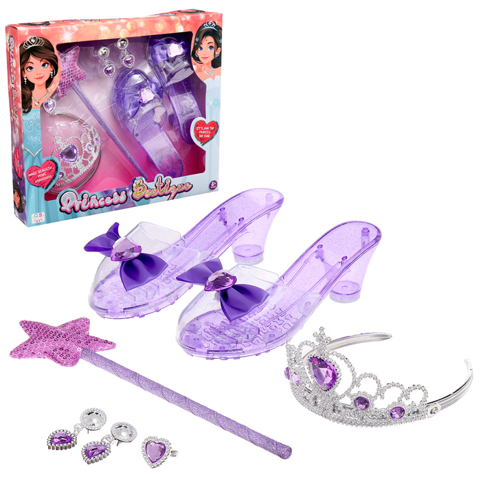 Набор для модницы «Аксессуары принцессы», 5 предметов Набор для модницы «Аксессуары принцессы», 5 предметов