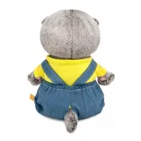 Мягкая игрушка "Кот Басик baby в комбинезоне "Деним", 20 см BB-161