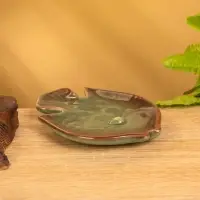 Подставка под благовония &laquo;Экзотическая рыбка&raquo;, 10&times;14&times;2 см, керамика, зелёная