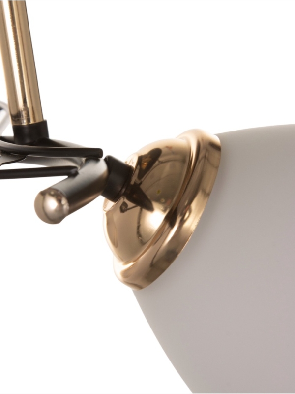 Люстра "Кира" 2х40Вт Е27 черный/золото