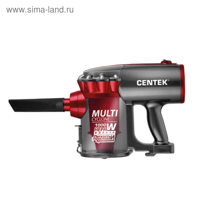 Пылесос Centek CT-2561, вертикальный, 1000/150 Вт, 0.5 л, чёрно-красный Пылесос Centek CT-2561, вертикальный, 1000/150 Вт, 0.5 л, чёрно-красный