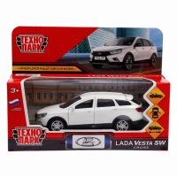 Машина металлическая &laquo;LADA VESTA SW CROSS&raquo;, открываются двери, багажник, инерция, 12 см, белый