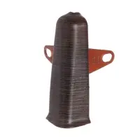 Угол наружный (внешний) &laquo;Деконика&raquo;, с крепежом для плинтуса, 85 мм, 303 венге темный