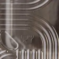 Контейнер одноразовый с неразъёмной крышкой ПР-К-7 А, пластик, 250 мл, 21.5&times;13.5&times;7.2 см, прозрачный