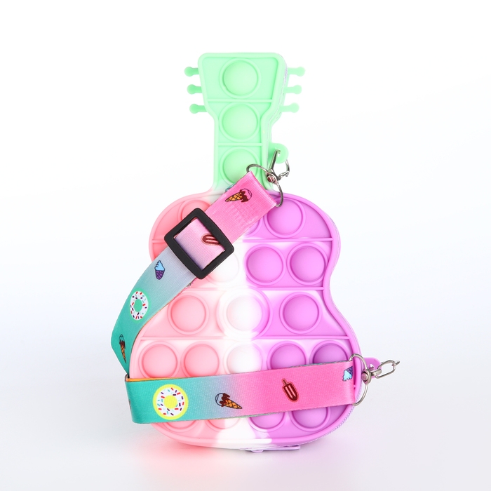 Сумка детская для девочки на молнии «Выбражулька», pop it, цвет разноцветный Сумка детская для девочки на молнии «Выбражулька», pop it, цвет разноцветный