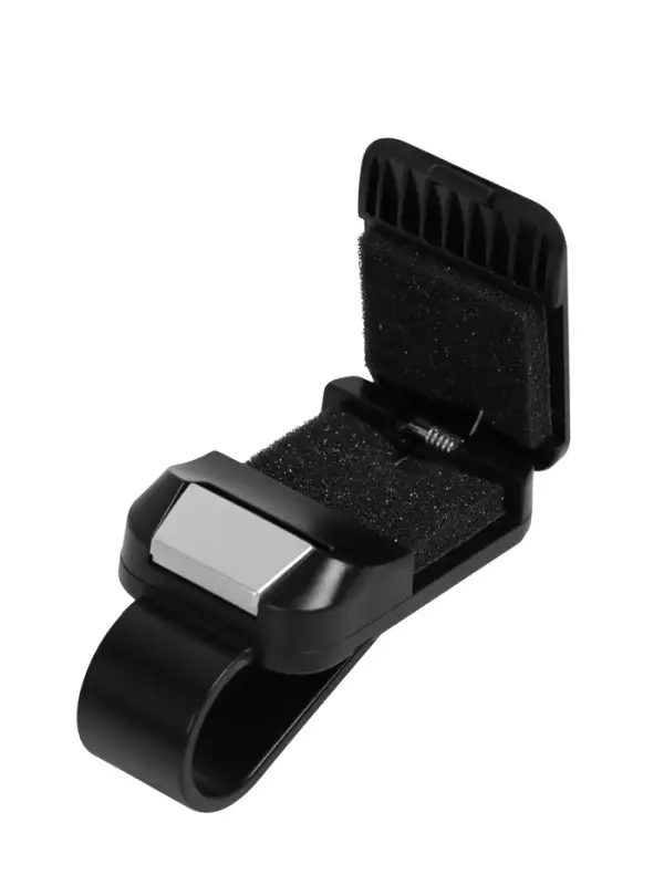 Держатель для очков в автомобиль, черный