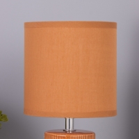 Лампа настольная "Хицугая" 1х40Вт Е14 какао 14х14х28см