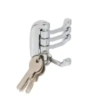 Крючок мебельный CAPPIO OCTOPUS, четырехрожковый, цвет хром