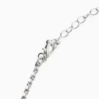 Набор 2 предмета: серьги, колье &laquo;Вечерний шик&raquo;, белый в серебре