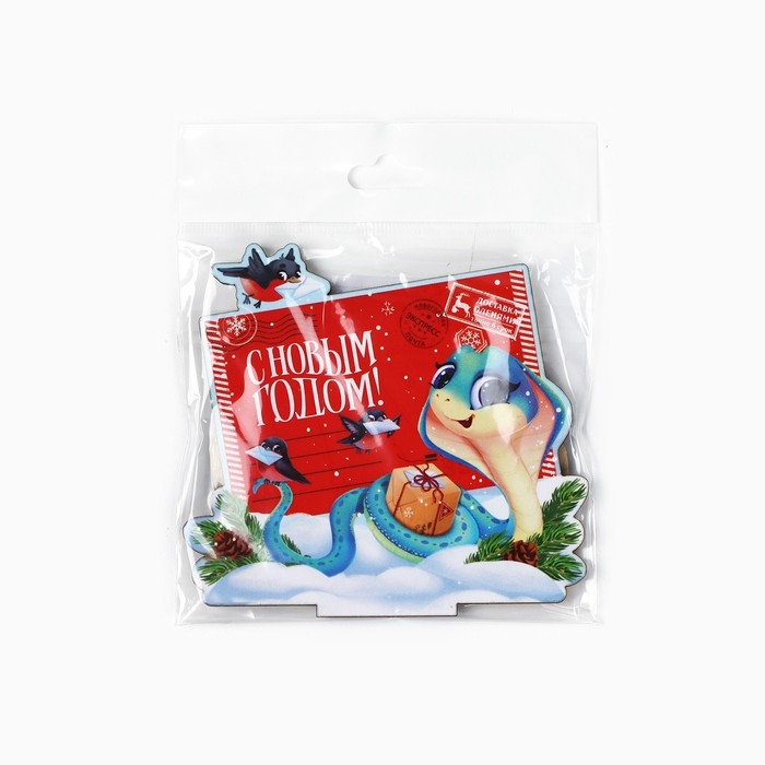 Оберег новогодний на подставке «С Новым годом», 8,9 х 7,1 см. Оберег новогодний на подставке «С Новым годом», 8,9 х 7,1 см.