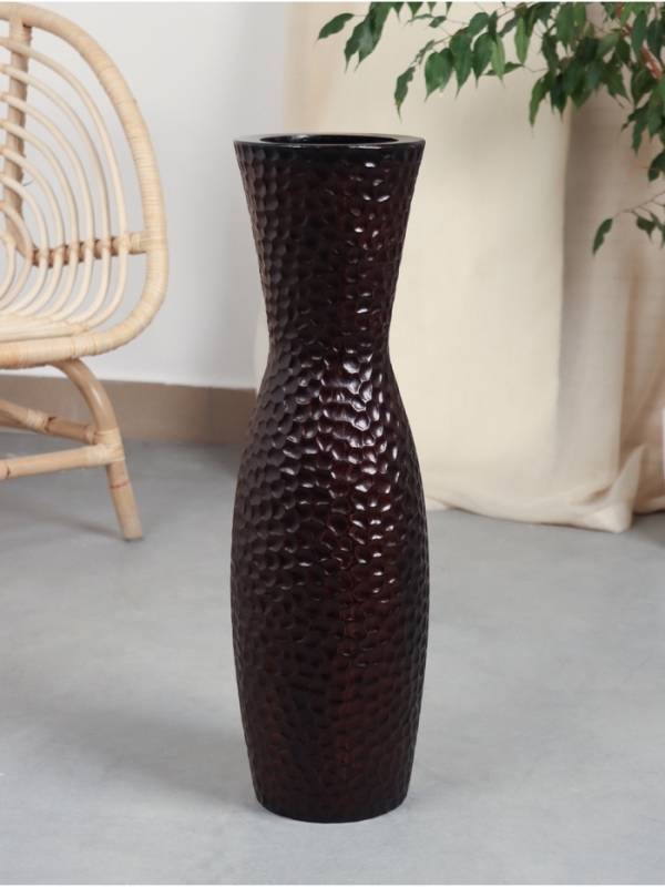 Ваза керамика напольная "Лоурэнс" 60х16 см, коричневый