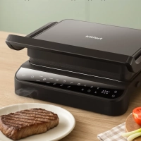 Электрогриль двусторонний КТ-4662 - 2000 Вт