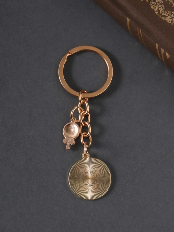 Брелок металл, эмаль "Девочка и леденец" 9 см