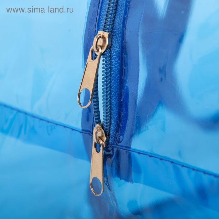 Набор сумок в роддом, 3 шт., цвет прозрачный/голубой