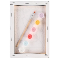 Картина по номерам для детей "Кошечка Мари" 21х15 см, Коты Аристократы