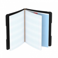 Тетрадь А5, 96 листов в клетку ErichKrause "FolderBook Accent" на резинке, сьемная черная пластиковая обложка, блок офсет, белизна 100% Тетрадь А5, 96 листов в клетку ErichKrause "FolderBook Accent" на резинке, сьемная черная пластиковая обложка, блок офсет, белизна 100%