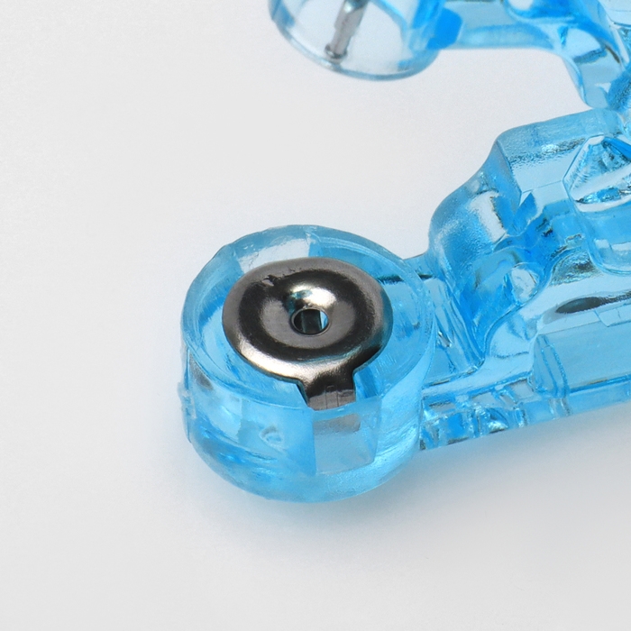 Пистолет одноразовый для пирсинга, серьга в комплекте &laquo;Классика&raquo;, цвет белый в серебре