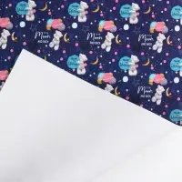 Бумага упаковочная глянцевая &laquo;Космос&raquo;, 70х100 см