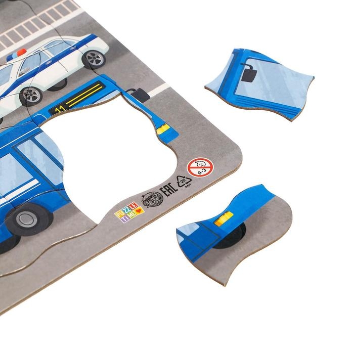 Пазл в рамке «Транспорт», 42 детали Пазл в рамке «Транспорт», 42 детали