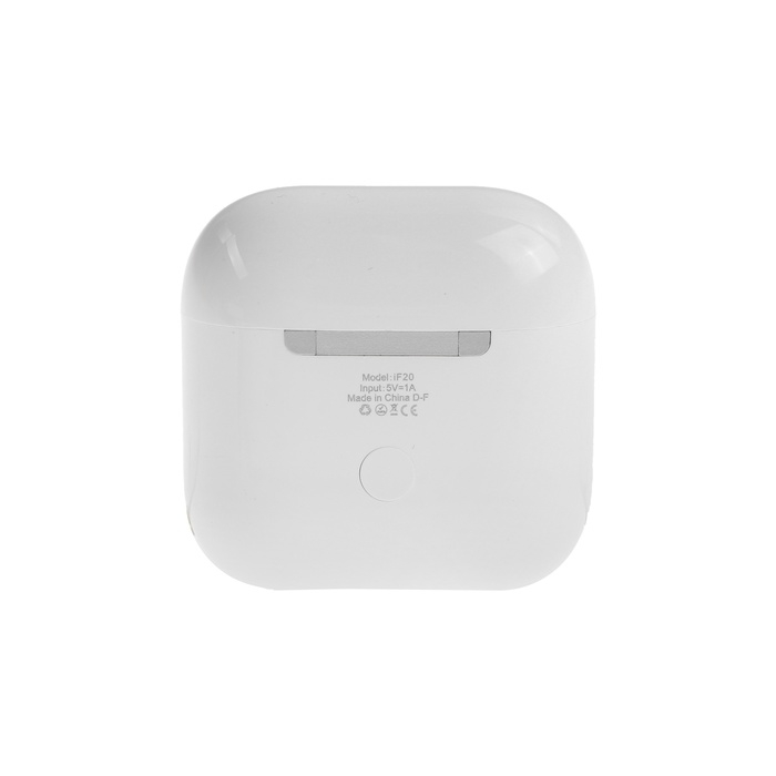 Наушники BYZ i20, беспроводные, вкладыши, микрофон, шумоподавление, ВТ 5.0, 180 мАч, белые