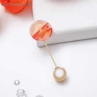 Основа «Брошь-игла» с шариком d=1,2 см (набор 5 шт.), L=5 см, площадка 1,5 см, цвет золото Основа «Брошь-игла» с шариком d=1,2 см (набор 5 шт.), L=5 см, площадка 1,5 см, цвет золото