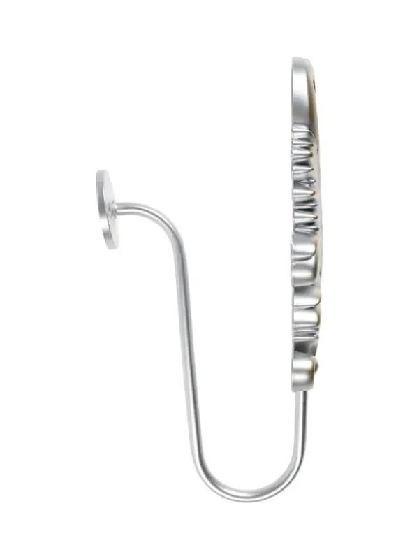 Крючок для штор CAPPIO KS042, цвет серебро с золотом, набор 2 шт