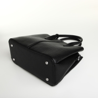 Сумка женская на молнии TEXTURA, средний размер, цвет чёрный