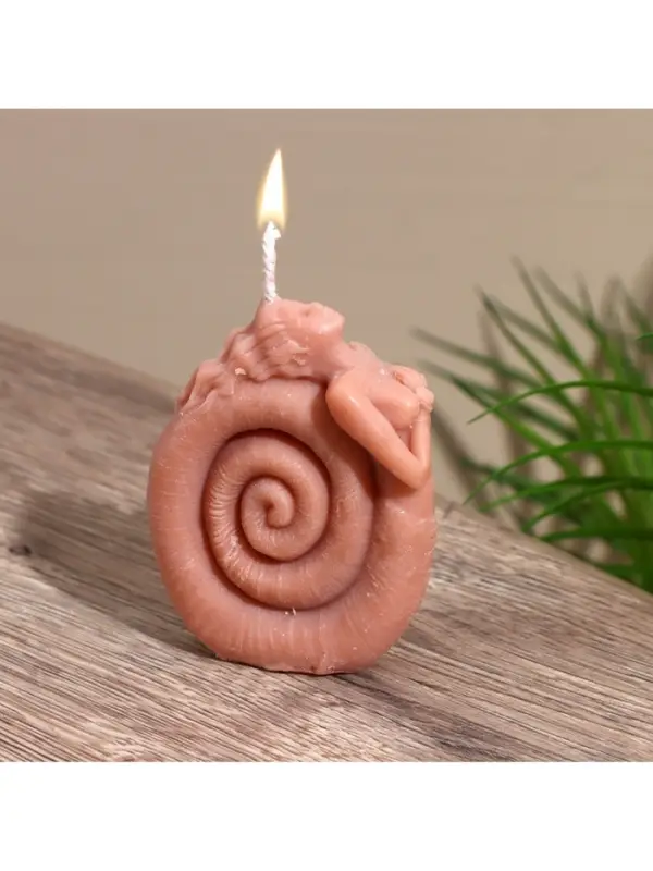 Свеча "Русалка" 6,5х4х8 см, соевый воск МИКС