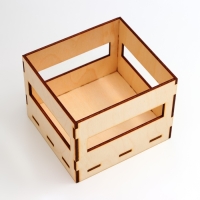 Кашпо  деревянное  11,5 х 10,5 х 9 см