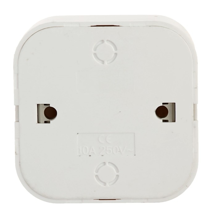 Выключатель Luazon Lighting Выключатель Luazon Lighting "МСК", 10 А, 2 клавиши, белый