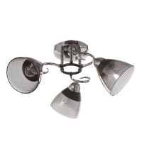 Люстра "Дождь" 3х40Вт Е27 хром 48х48х24см