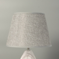 Настольная лампа "Капля" 1х40Вт Е14 серый 22,5х22,5х37см