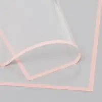 Пленка глянцевая для декора и флористики &laquo;Полоса&raquo;, бежевая, 58&times;58 см