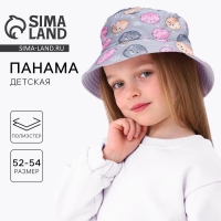 Панама детская для девочки &laquo;Котята&raquo;, р-р 52-54