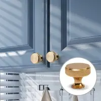 Ручка-кнопка CAPPIO PK323, d=30 мм, цвет золото