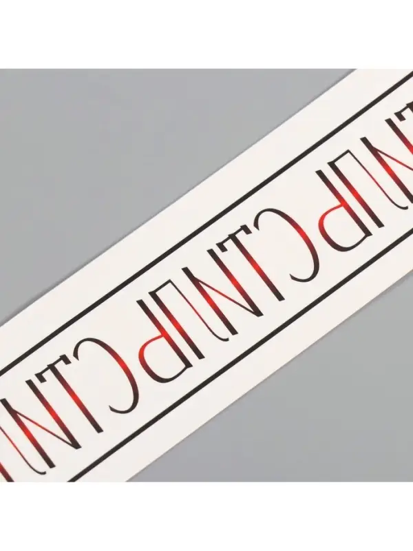 Переводная тату на тело чёрно-красная &laquo;Браслет. Стиль&raquo;, 20&times;3 см