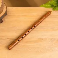 Сувенирный музыкальный инструмент "Флейта" бамбук, цв. коричневый, 40х3х3 см