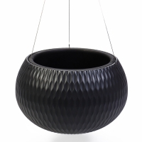 Кашпо "Жемчужина" подвесное 7л, графитовый