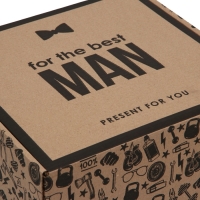 Коробка складная &laquo;Лучшему мужчине&raquo;, 24 х 24 х 12 см