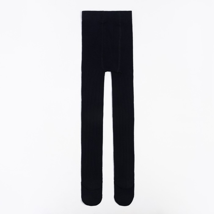 Колготки детские &laquo;вертикальная полоска&raquo;, цвет тёмно-синий, рост 116-122