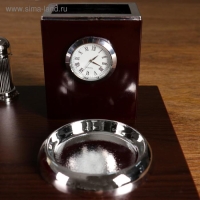 Набор настольный 7в1 (каранд-ца с часами, визитн, глобус, подст, кальк, подст д/мелочей) Набор настольный 7в1 (каранд-ца с часами, визитн, глобус, подст, кальк, подст д/мелочей)