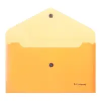 Папка-конверт на кнопке С6, 180 мкм, ErichKrause "Matt Pastel Bloom", непрозрачная, тиснение "песок", микс