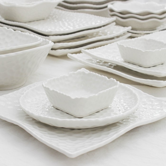 Соусник керамический &laquo;Воздушность&raquo;, 90 мл, 8&times;3 см, цвет белый