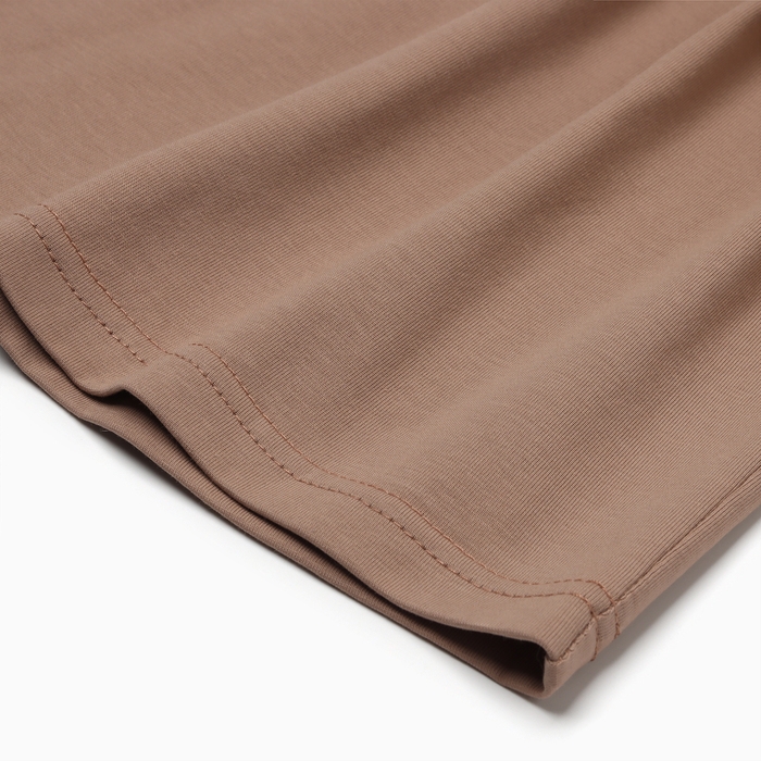 Платье женское со сборкой MINAKU: Casual Collection цвет тауп ,р-р 42 Платье женское со сборкой MINAKU: Casual Collection цвет тауп ,р-р 42