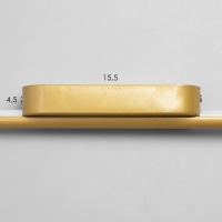 Бра "Лангер" LED 18Вт 3000К золото 100х3 см